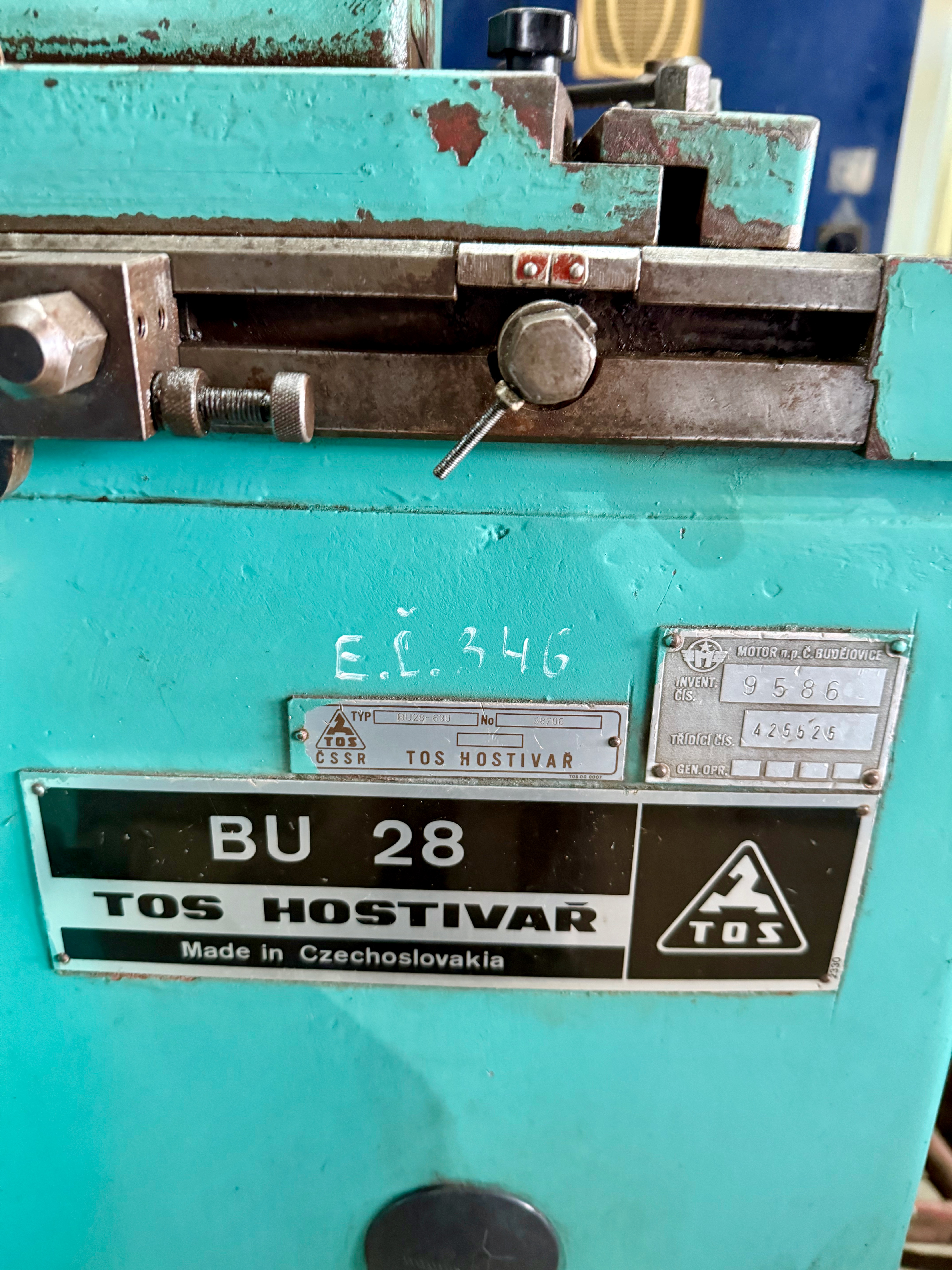 Used TOS BU28 x 630 Cylindrical Grinder With Internal
