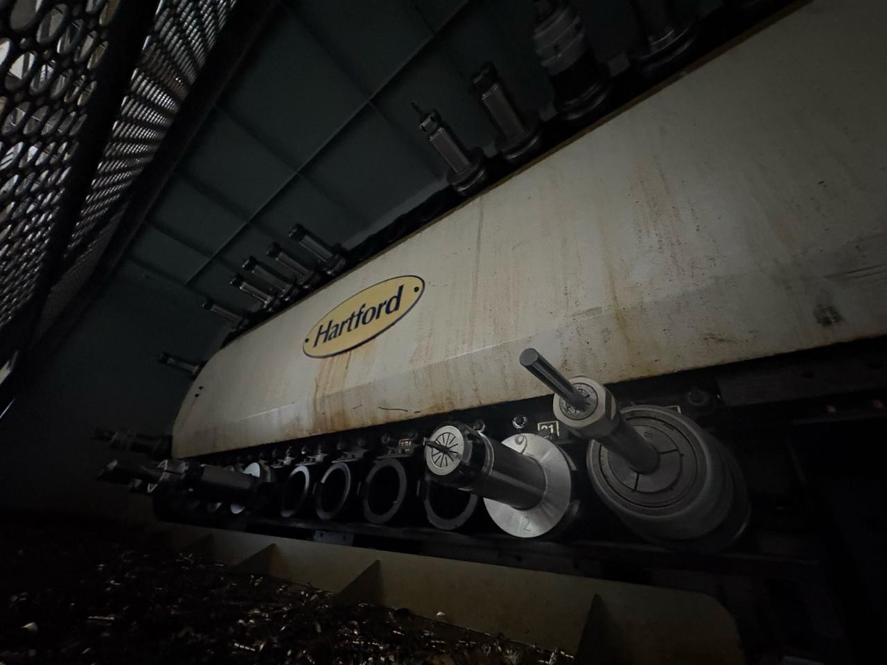 Used Hartford PRW 5340 Double Column VMC - 5200 x 3500mm, Fanuc 18iMB, With Milling Head, Year : 2008