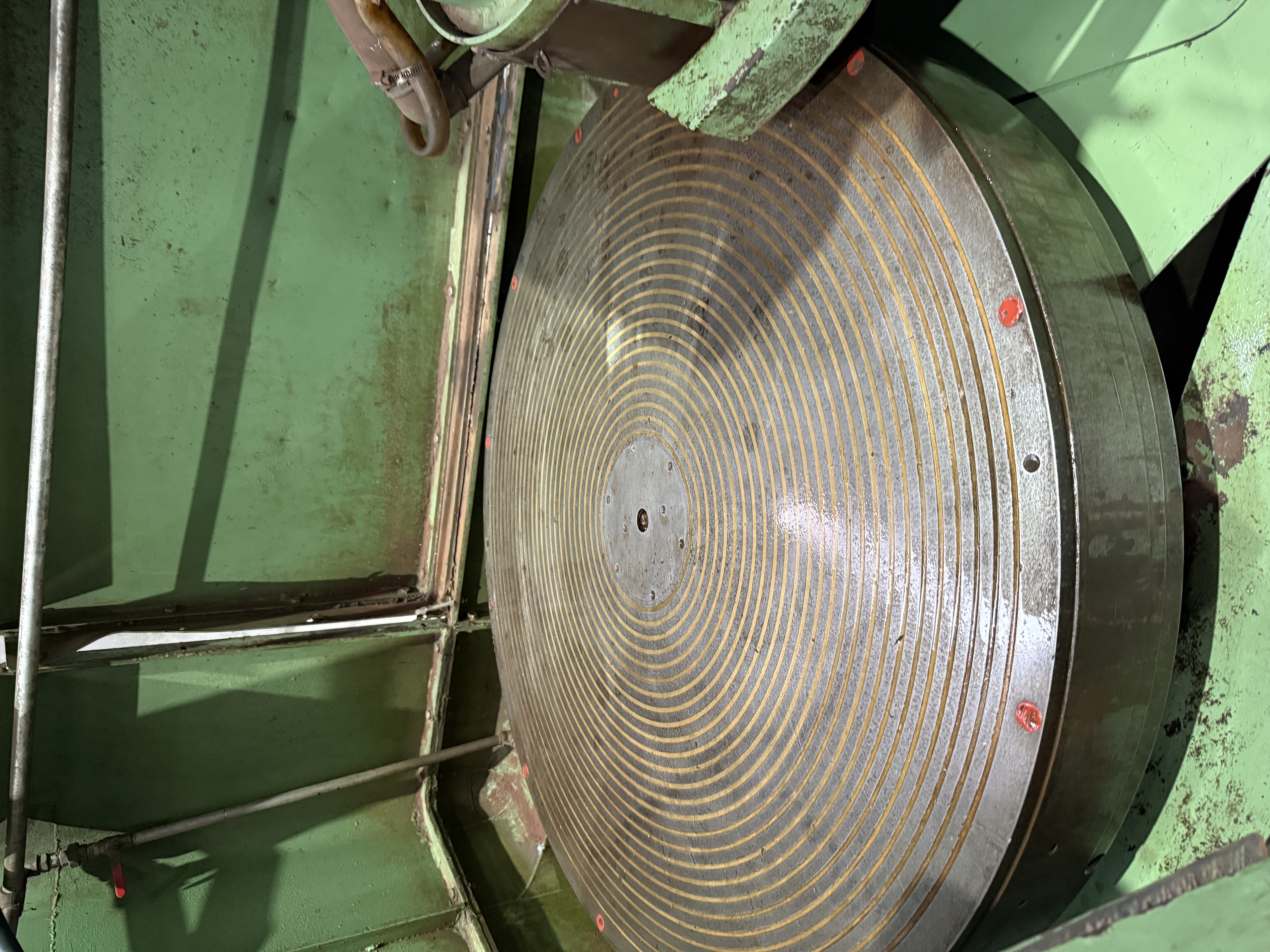 Used OERLIKON MATTISON Model 24 Rotary Grinder : Table : 1100mm