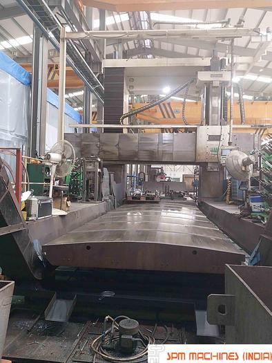 Used SM Double Column 5m x 3m, Year : 2011, Extra Height : 3000mm, Fanuc 18iMB, 4 Milling Heads