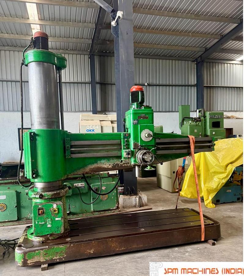 Used HMT RM 65 Radial Drill Machine Diameter : 65mm x 2350mm Arm Length