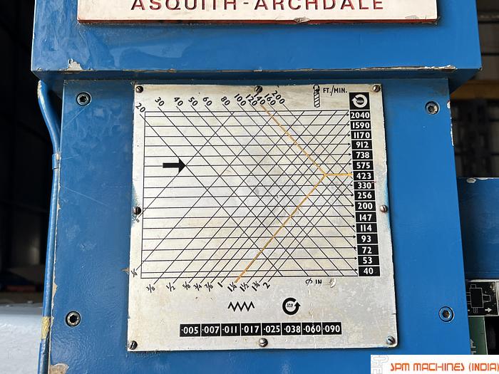 Used Staveley Asquith THRUST 2PT 12-42 RADIAL DRILL (Dia 57mm x 1100mm x 1400 Height)