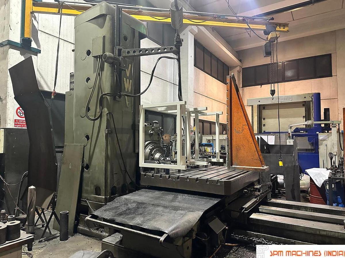 Used VWF BFN 125 Table Type Boring Machine, Spindle 125mm, Cross : 3000mm, Height : 2000mm