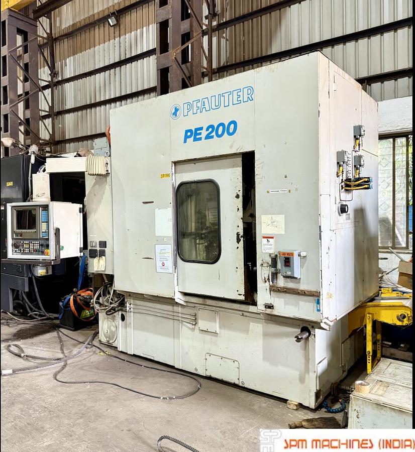 Used Gleason Pfauter PE200 CNC Gear Hobbing, 6 Axis, Diameter:200mm Year : 1995, Fanuc 15M Controller