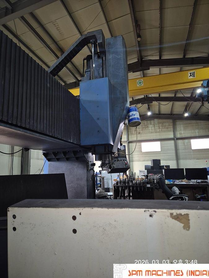 Used Sigma SDV 5229 H Double Column VMC, 5000 x 3000mm, LM Guideways, Milling Head, ATC, Year : 2007