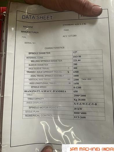 Used Pama ACC 127/280