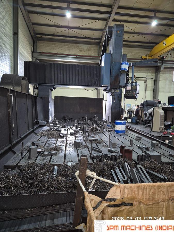 Used Sigma SDV 5229 H Double Column VMC, 5000 x 3000mm, LM Guideways, Milling Head, ATC, Year : 2007