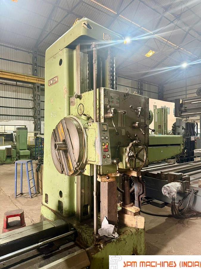 Used Union BFT 100/III H Boring Machine, Spindle : 100mm, Cross : 1600mm, Height : 1250mm, Table : 1500 x 1300mm