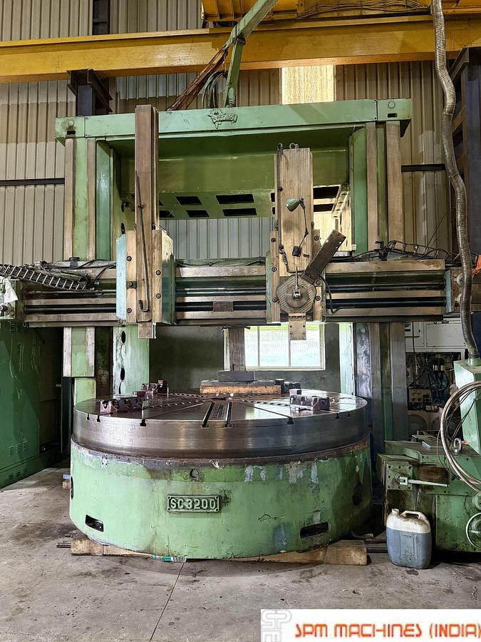 Used Titan SC3200 Double Column VTL - Chuck : 3000mm Swing : 3300mm Height : 2300mm