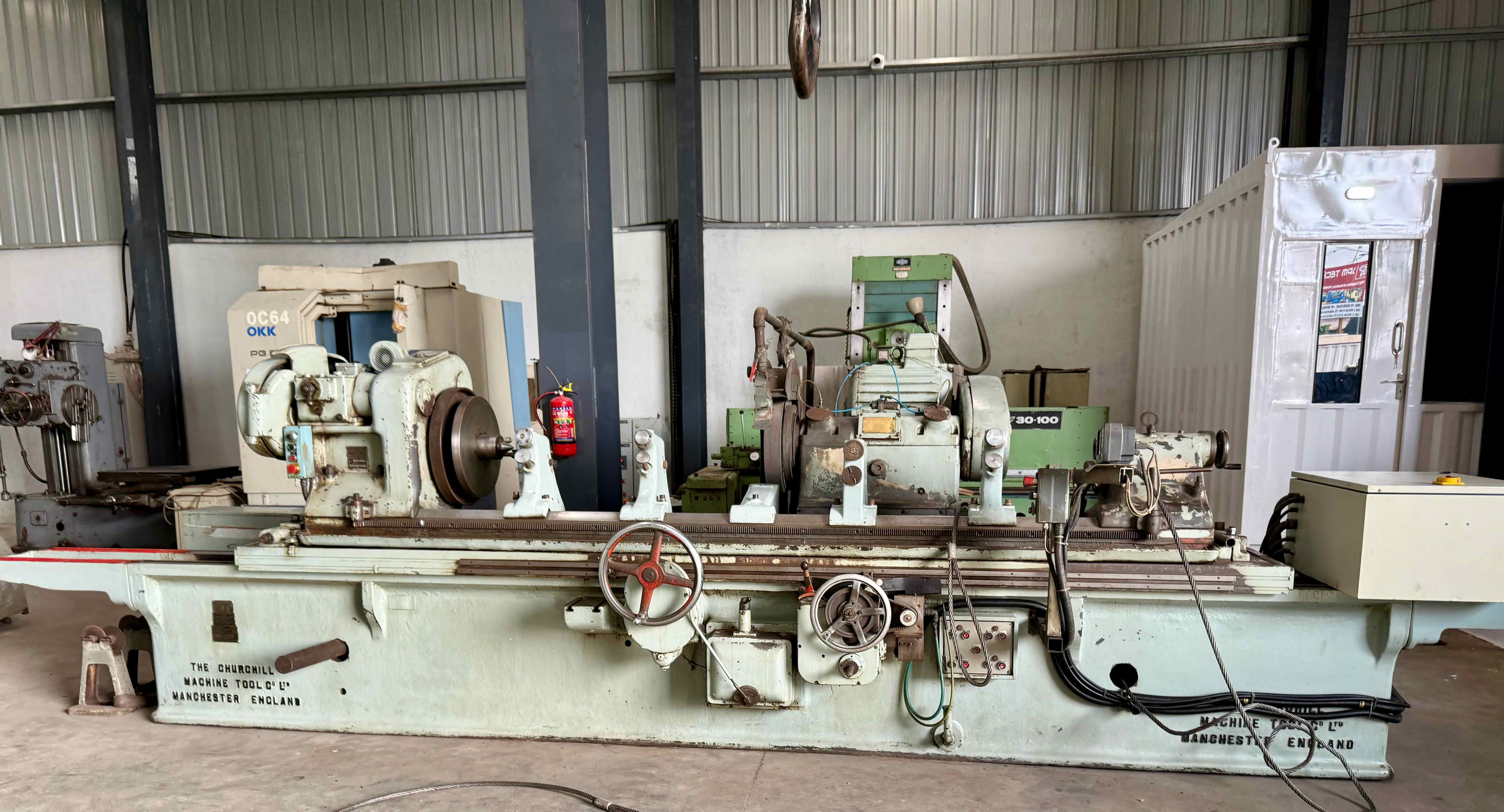 Used Churchil Cylindrical Grinder Diameter :700 x 2500mm Length