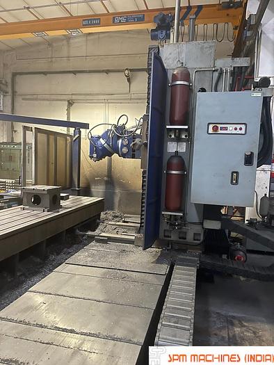 Used Gualdoni Original CNC Bed Milling Table : 4000 x 800mm Fanuc OM Controller, Year : 1996