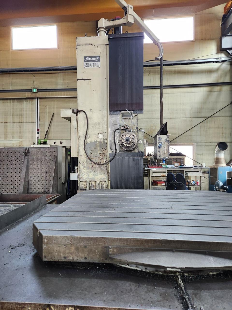 Used TOSHIBA BP 130 Original CNC Boring Spindle : 130mm, Cross : 3000mm,Height : 2000mm, Table : 2200 x 1800mm, Fanuc OM Controller