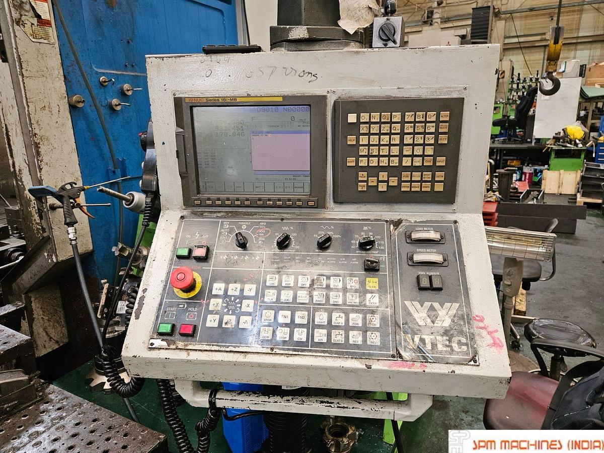 Used Vtec VF4026 Double Column VMC 4m x 2.7m, With Milling Head, ATC, Fanuc 18iMB 
