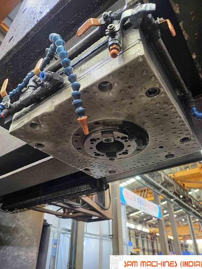 Used SM Double Column 5m x 3m, Year : 2011, Extra Height : 3000mm, Fanuc 18iMB, 4 Milling Heads