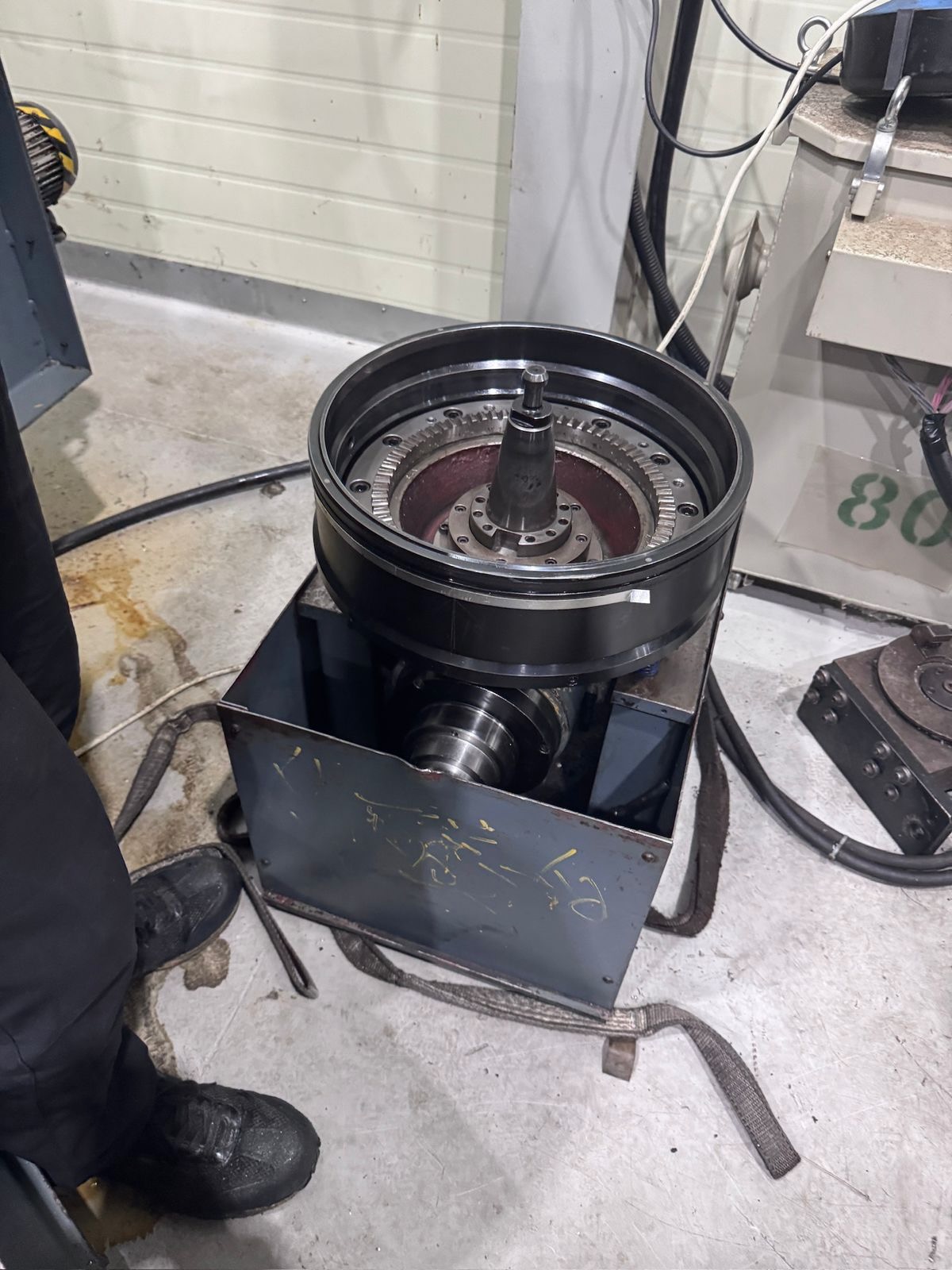 Used Awea LP4025 Double Column Table : 4000 x 2400mm, Between Column 2700mm, Fanuc 18iMB, Milling Head, Year : 2007