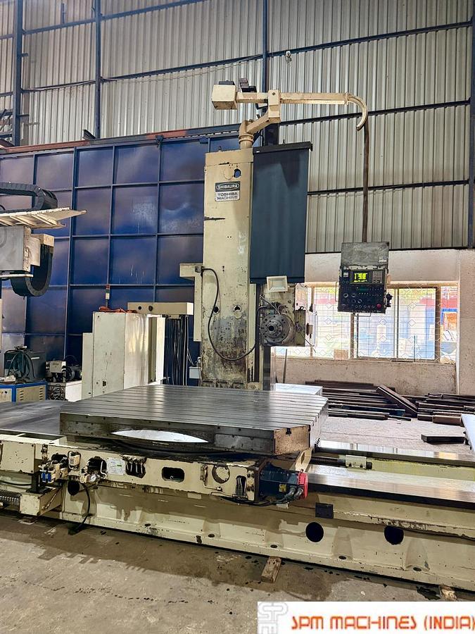 Used TOSHIBA BP 130 Original 5 Axis CNC Boring Spindle : 130mm, Cross : 3000mm,Height : 2000mm, Table : 2200 x 1800mm, Fanuc OM Controller