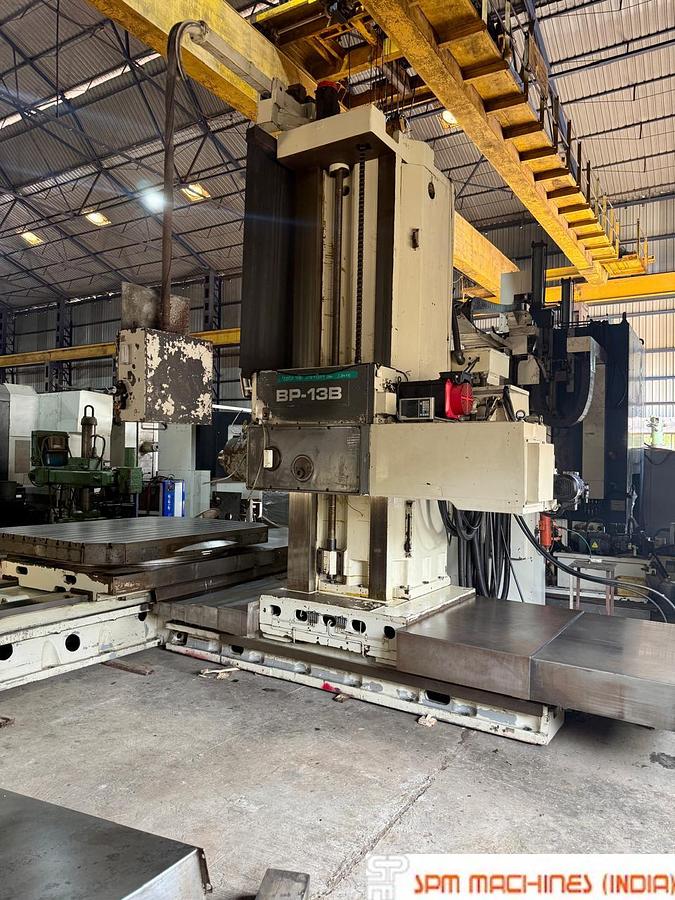 Used TOSHIBA BP 130 Original 5 Axis CNC Boring Spindle : 130mm, Cross : 3000mm,Height : 2000mm, Table : 2200 x 1800mm, Fanuc OM Controller