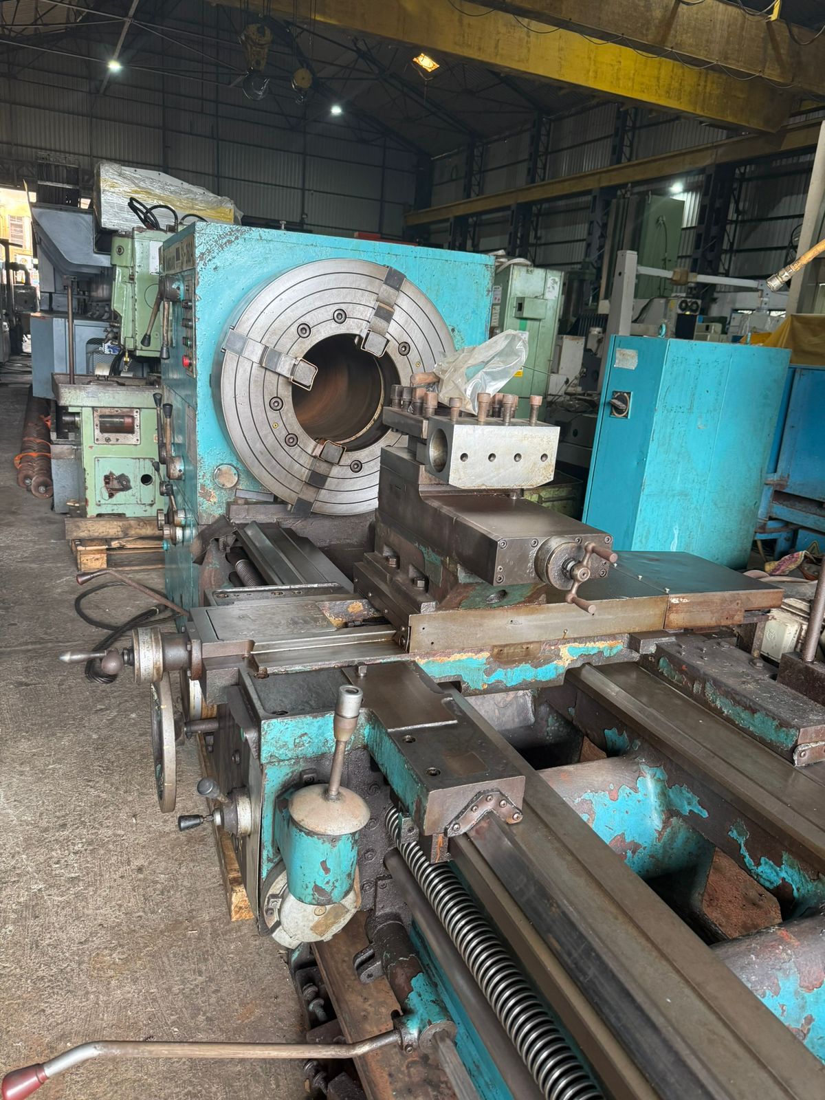 Used Vanguard S1-262A / 3000 Oil Country Lathe Big Bore 355mm