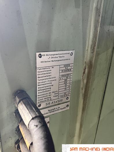 Used WMW SI6 AS x 500 Internal Grinding With Face Grinding