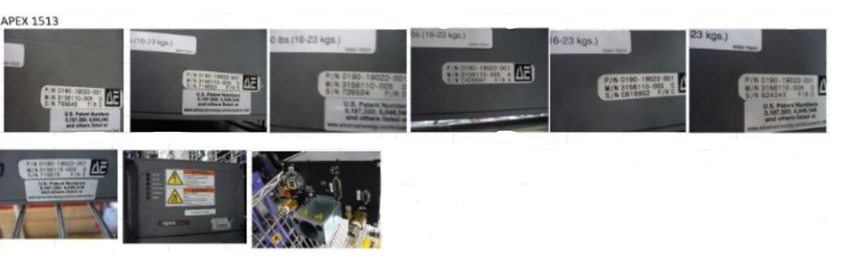 Used 2010 Advanced Energy APEX 3013 1513