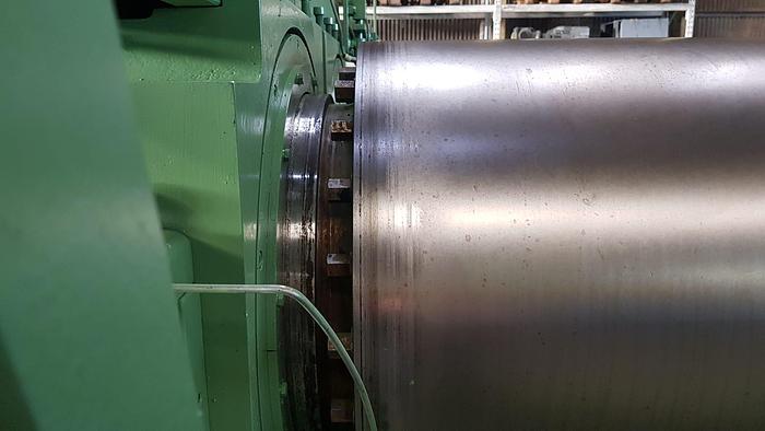 Used 1980 Berstorff 660mm dia X 2100mm two roll mill