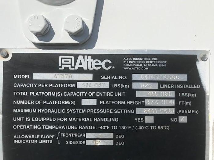 Used 2014 Ford F550 Altec AT37G 42ft Bucket Truck