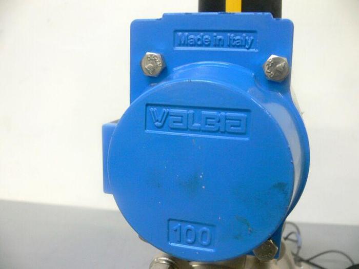 Used FNW FNWRP100ADA 82DA6518 116PSI Actuator w/ 3" SS Ball Valve CF8M + Sensors