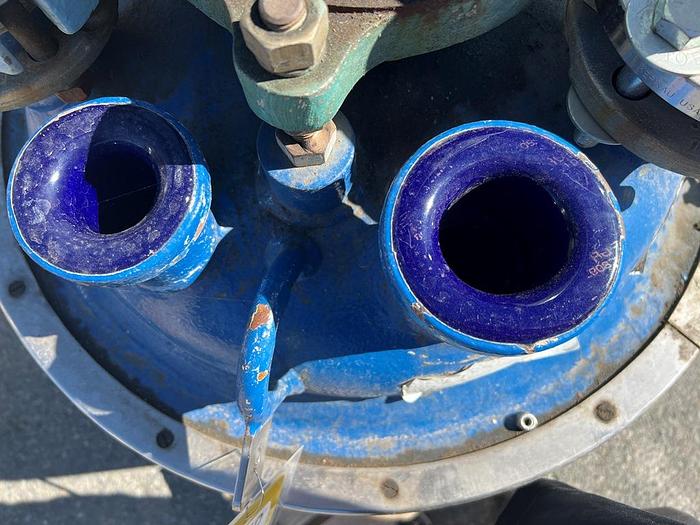 Used Reactor, 20 Gallon, Glass Lined, De Dietrich, 150 PSI, Jacketed, Agitated #S744733