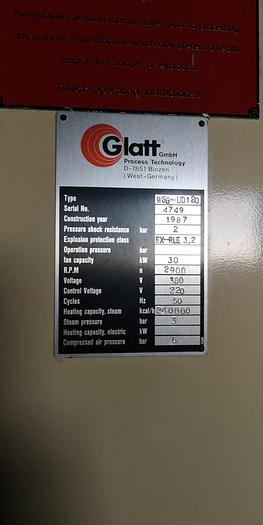 Used Glatt WSG 120