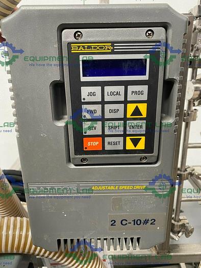 Used Tangential Flow Filtration SS Skid w/ Waukesha 130-U2C Pump & Pall Centrasette