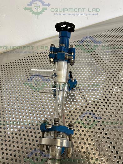 Used Buchi  AG Katalog 8801 Y Shaped Glass w/ 2 Valves