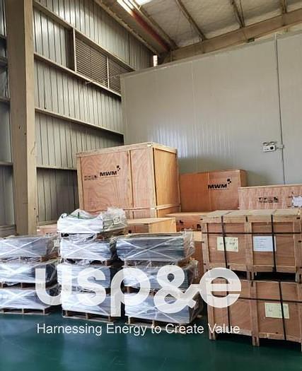 Used 4.3 MW 2015 New MWM TCG2032V16 Natural Gas Generator Set