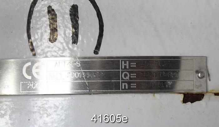 Used Sulzer APT41-8 Pump, 8x10x18, Stainless Steel #41605