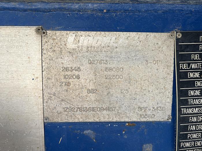 Used MTU Frac Pump Trailer