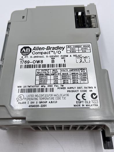 Used Allen-Bradley 1769-OW8 Ser B Rev1