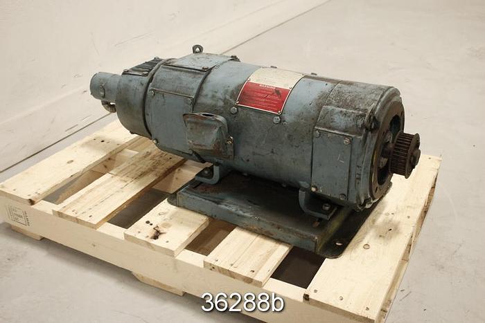 Used Emerson 211CN410014 DC Motor, 5 Hp, 1750 RPM, 180-200Volt #36288