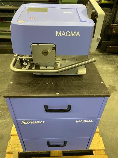 Gebraucht 01 Stäubli Anknüpfmaschine, Type Magma T12 mit Anknüpfrahmen