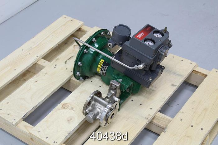 Used Fisher 1" V150 Vee Ball Valve #40438