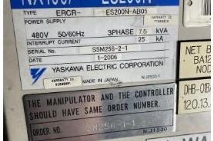 Used 2006 YASKAWA MOTOMAN YASKAWA MOTOMAN ES200N