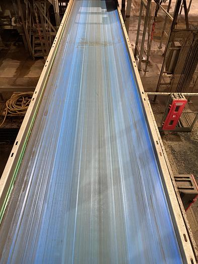 Used Stainless Steel Conveyor Belt 5.5m L 1m W