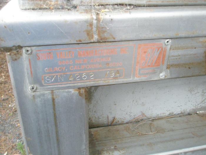 Used Cooler, Rotary, Pouch, South Valley, 5' X 9', S/st #C737834