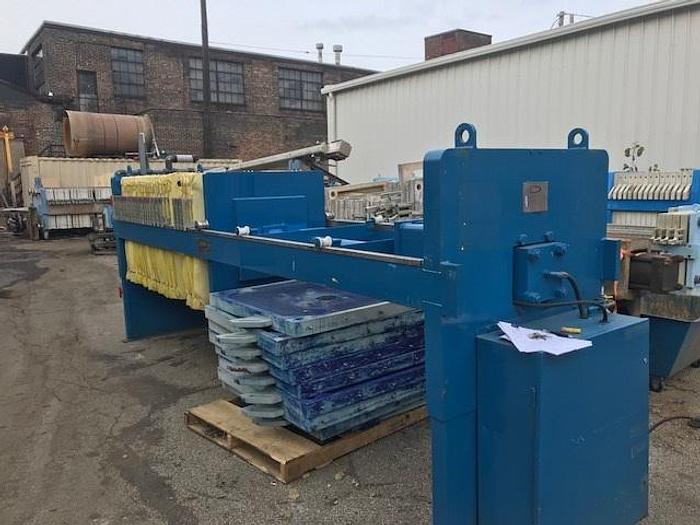 Used 22 CU. FT. DURIRON FILTER PRESS (RECONDITIONED) #9402
