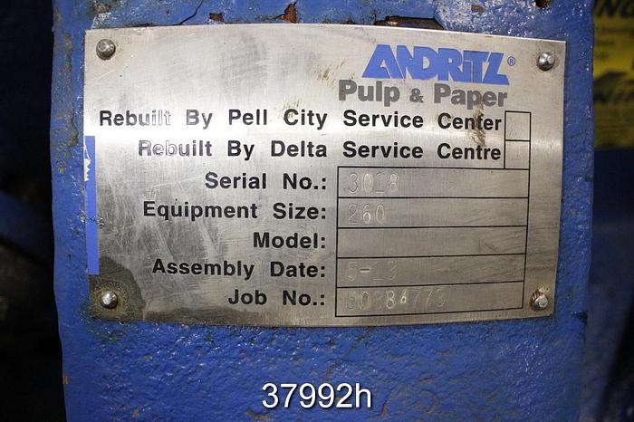 Refurbished Andritz 260 High Pressure Feeder #37992