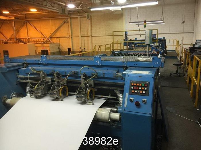 Used Jagenberg  SYNSTAR-E 1996 Dual Rotary Knife Sheeter, 65" Sheet Width #38982