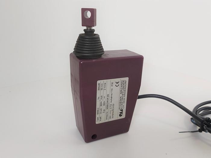 Mecano Linearantrieb, Elektrozylinder, M999.2, Hub 50mm, 300N, Phönix neuwertig