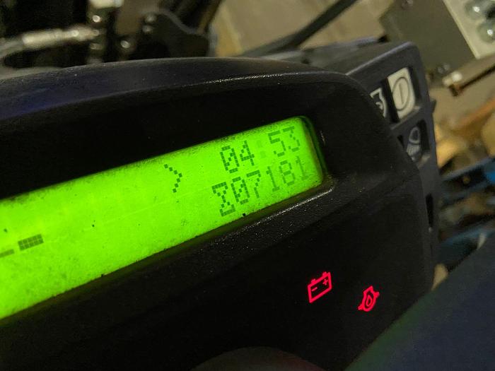 Used 12,000 POUND YALE ROLL CLAMP TRUCK MODEL GLC120VXPRS W/ 72" CLAMP MFG. 2015