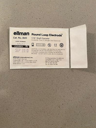 Expired Ellman Round loop Electrode 1/16" Loop Diameter B1D (18 pack) ~Warranty~