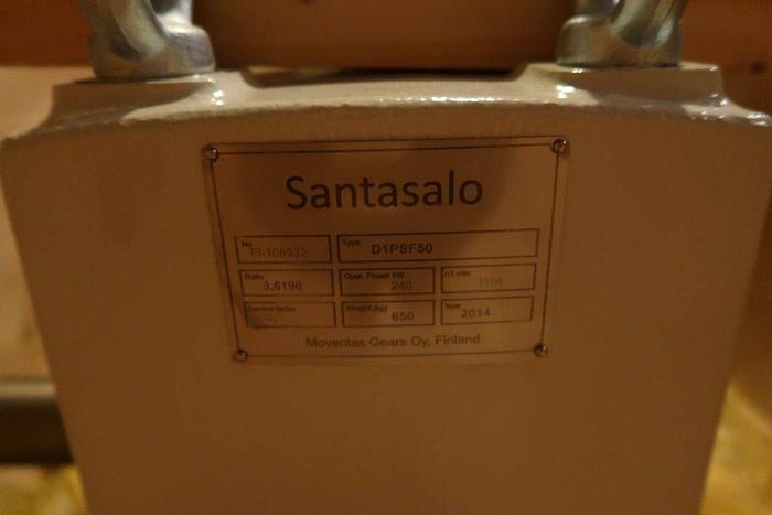 Used SANTASALO MDL. D1PSF50 3,6190 RATIO GEAR BOX SPARE UNUSED UNIT