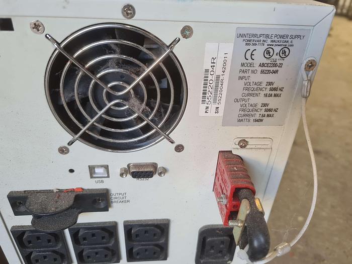 Used Powervar ABCE2202-22 UPS Uninteruptable power supply 