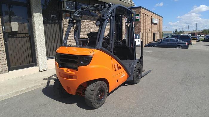 Used SOLD – Linde H25D | CSA-Certified | 5,000 lb | Diesel Pneumatic Forklift | Delivered to Brampton ON